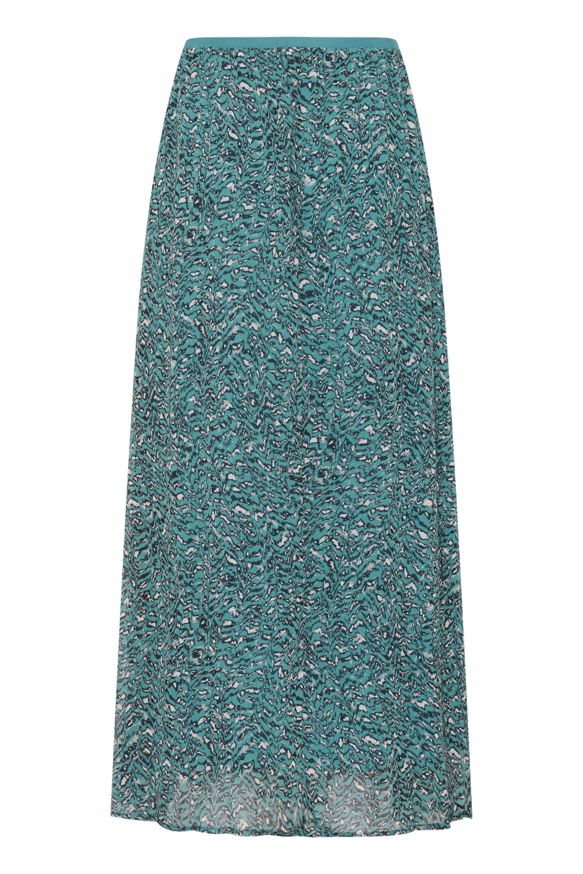 KAbella Skirt Teal/Black/White Graphic - 10509889