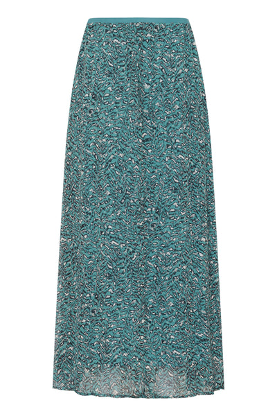 KAbella Skirt Teal/Black/White Graphic - 10509889 Thumbnail