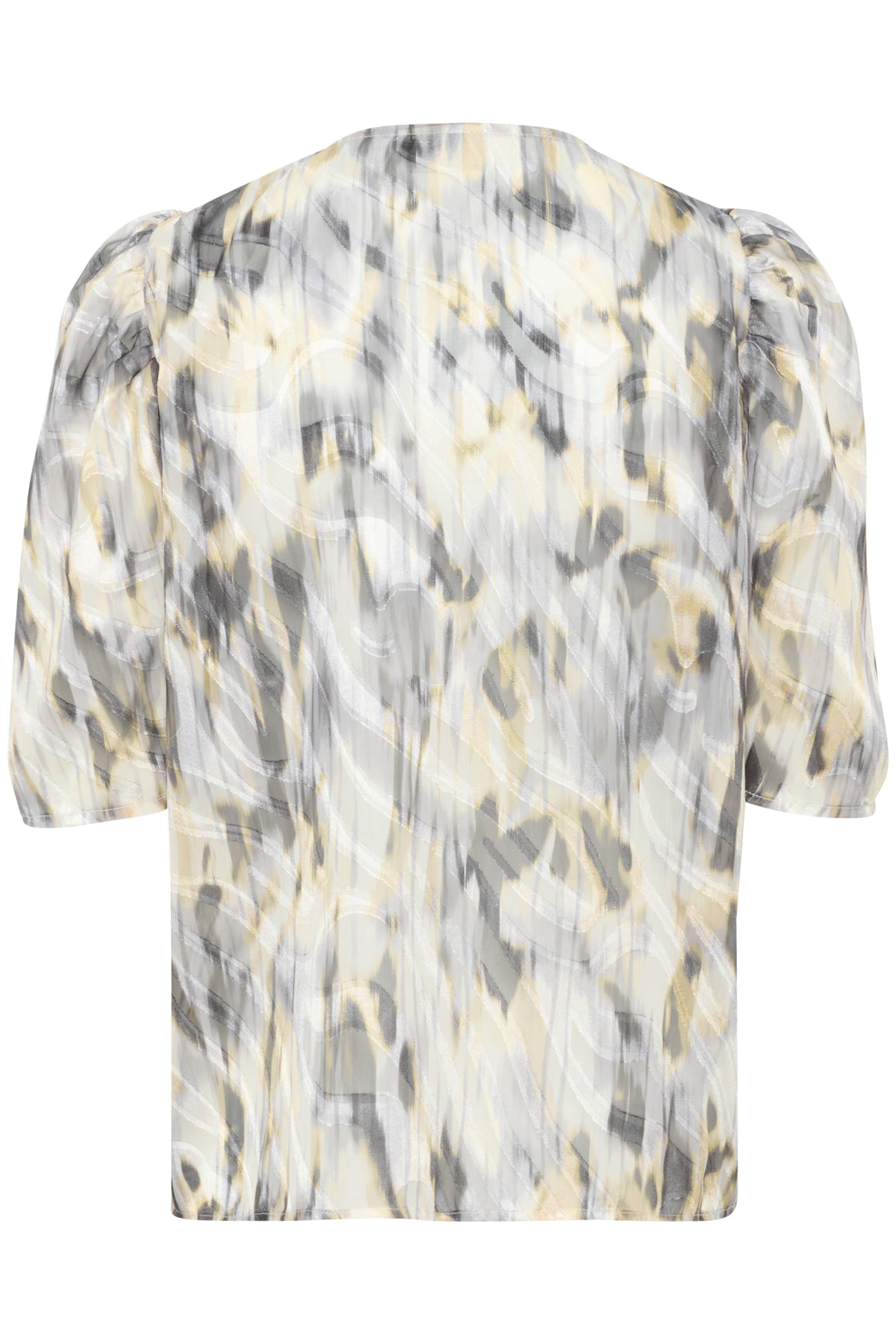 KAvicki Blouse Grey Graphic Blur Print - 10509894