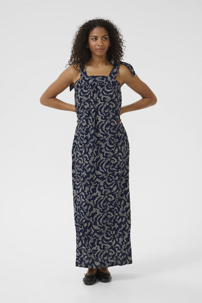 KAbarton Dress Midnight Marine Lace Print - 10509912 Thumbnail