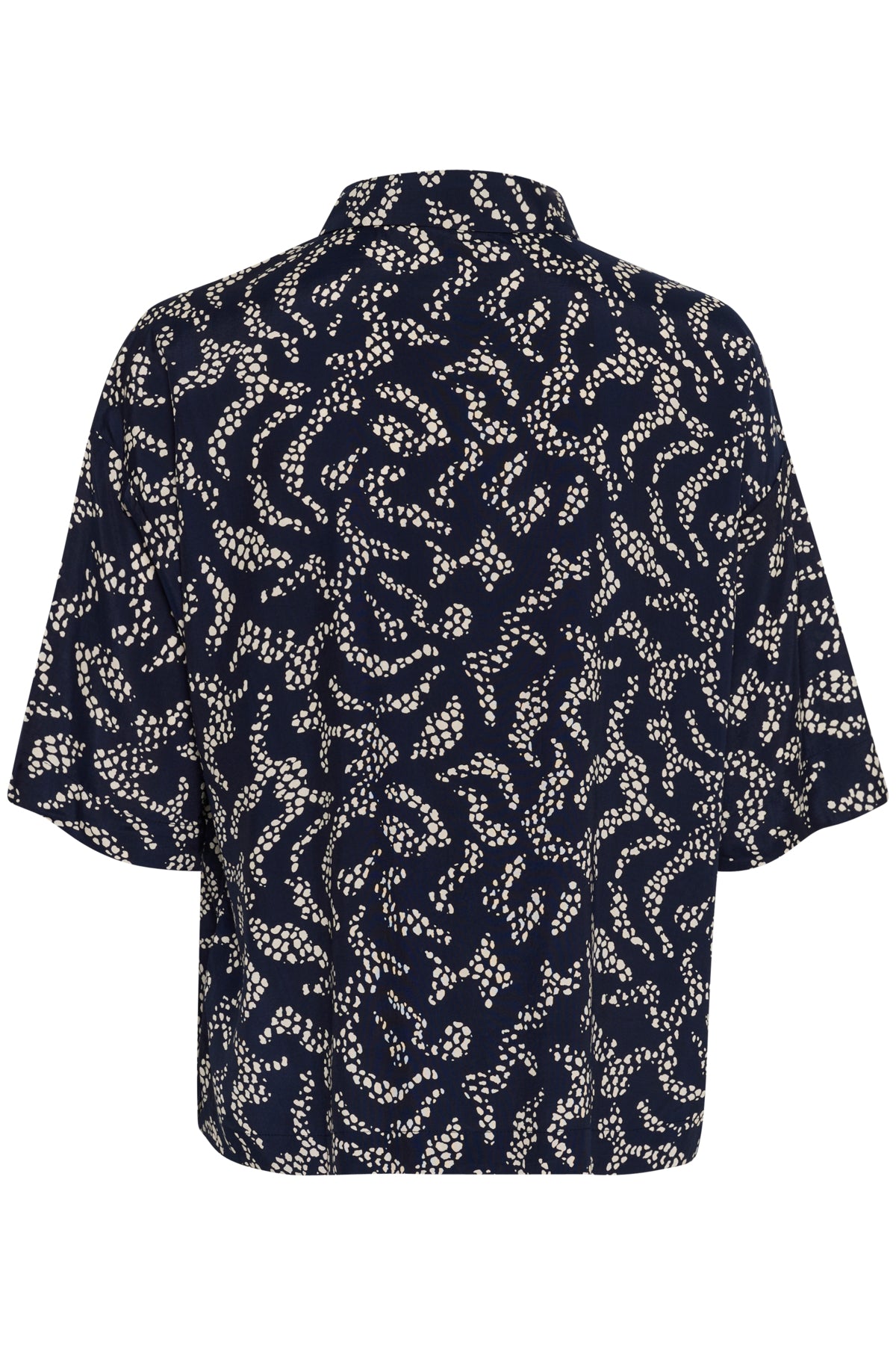 KAbarton Shirt Midnight Marine Lace Print - 10509914