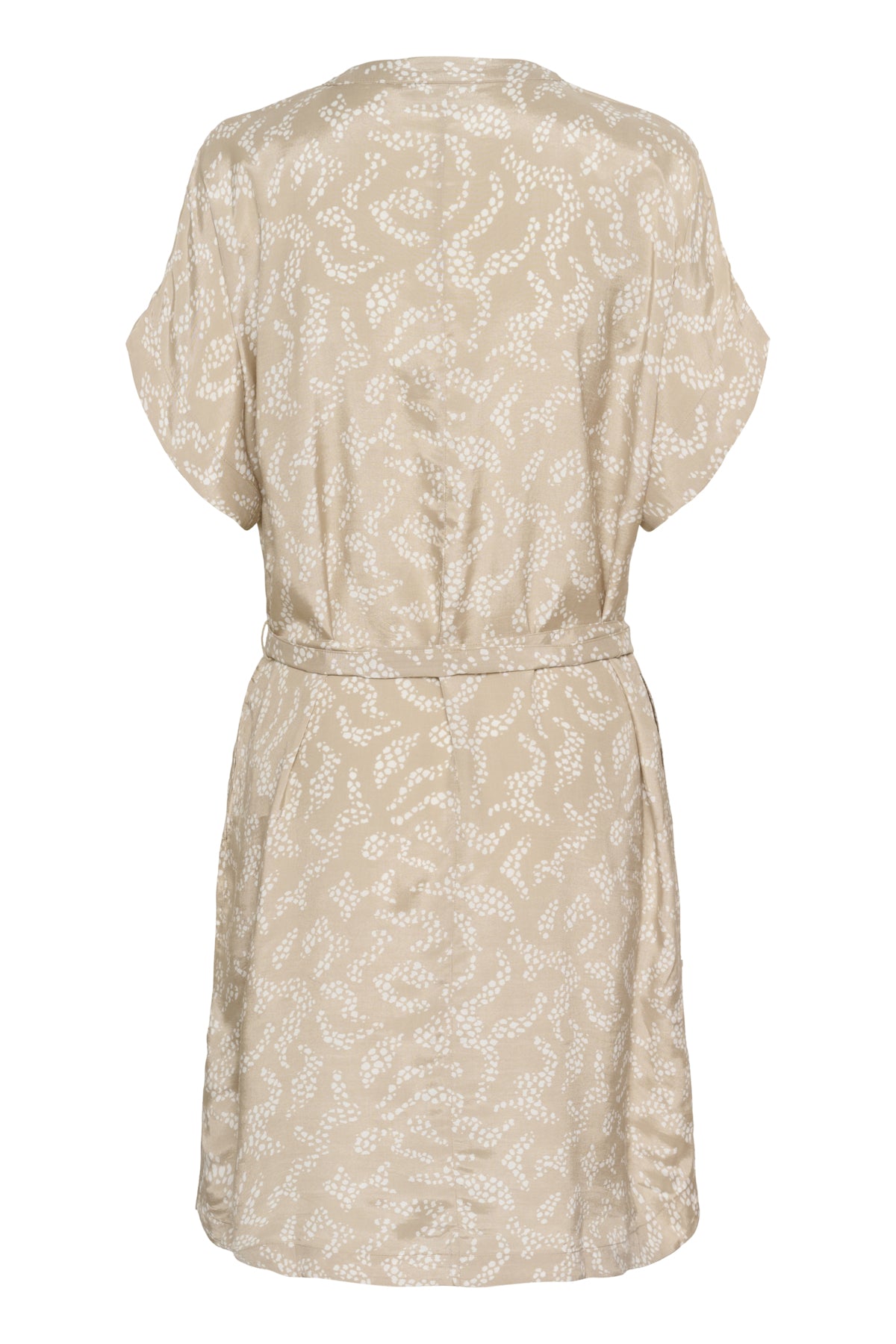 KAbarton Shirt Dress Feather Gray/Chalk Lace Print - 10509919