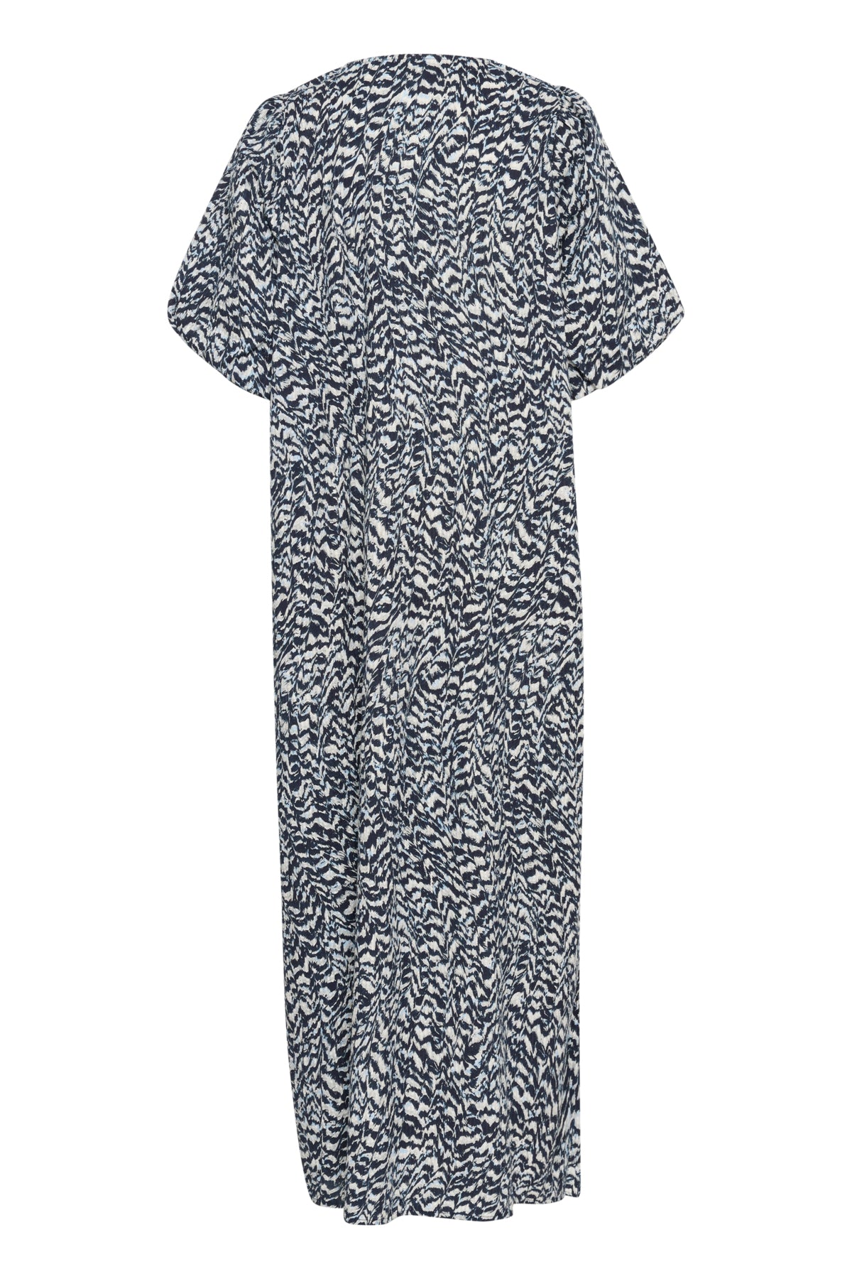 KAruffalo Dress Blue / White Graphic Print - 10509920