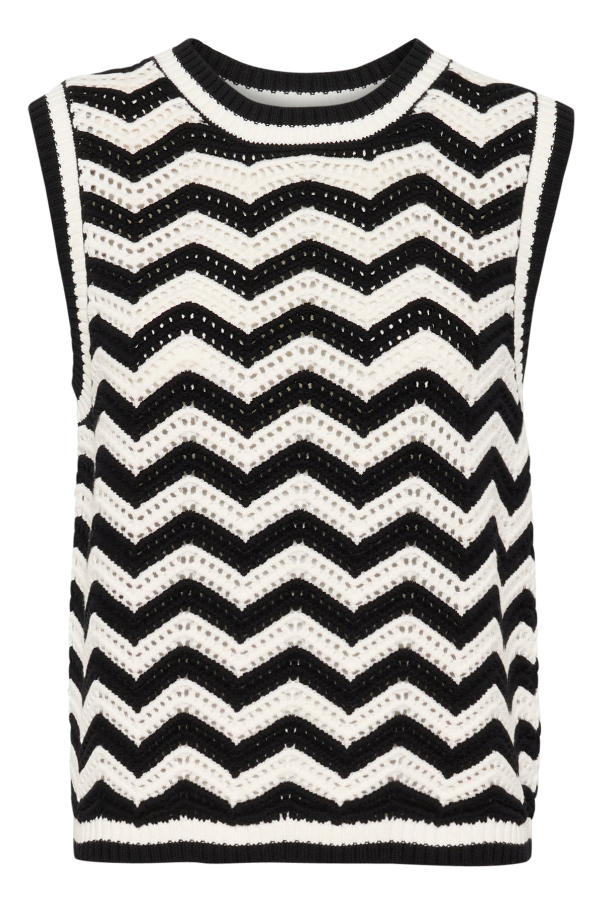 KAlaina Knit Slipover Black / Chalk - 10509940