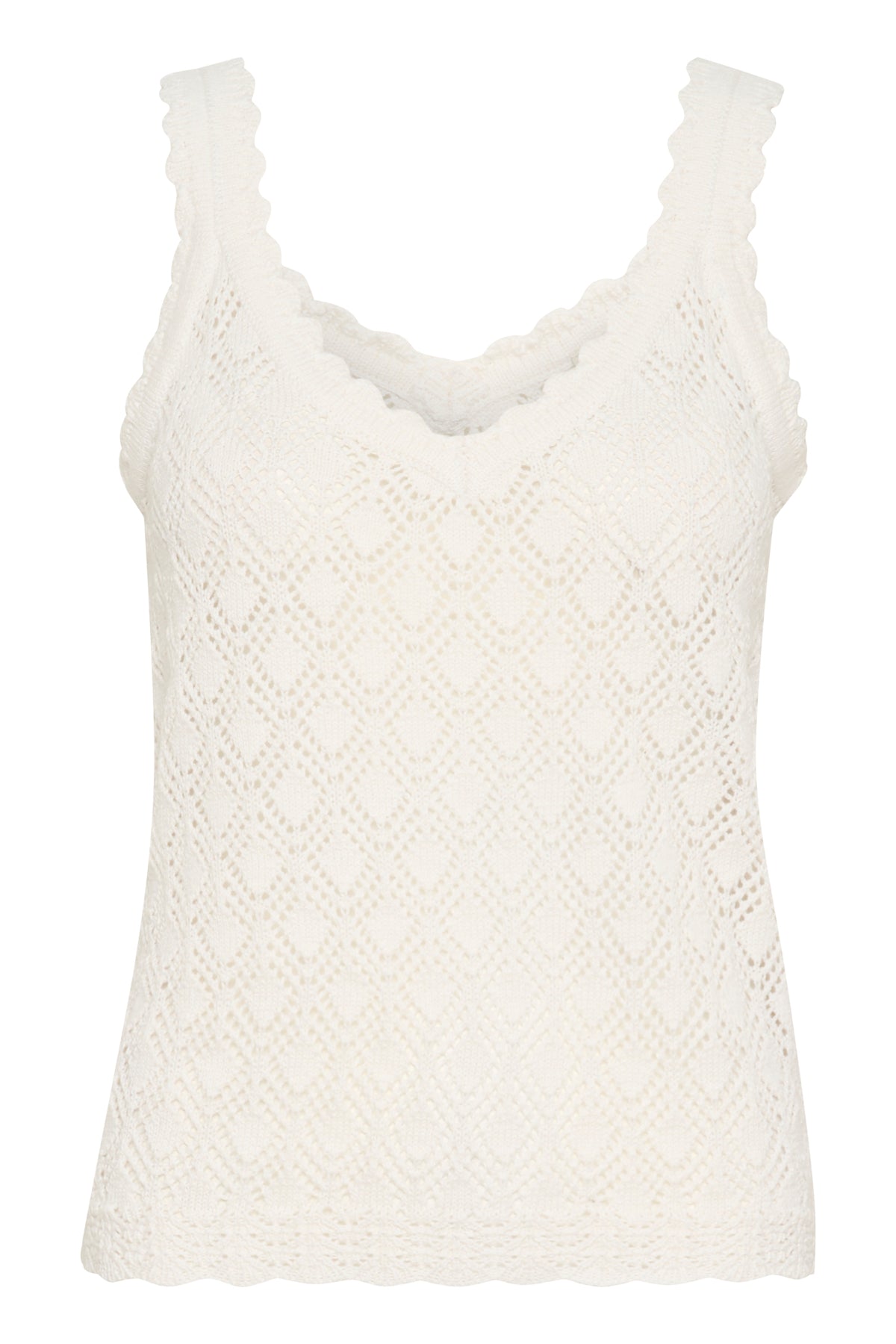 KAjona Knitted Top Chalk - 10509945