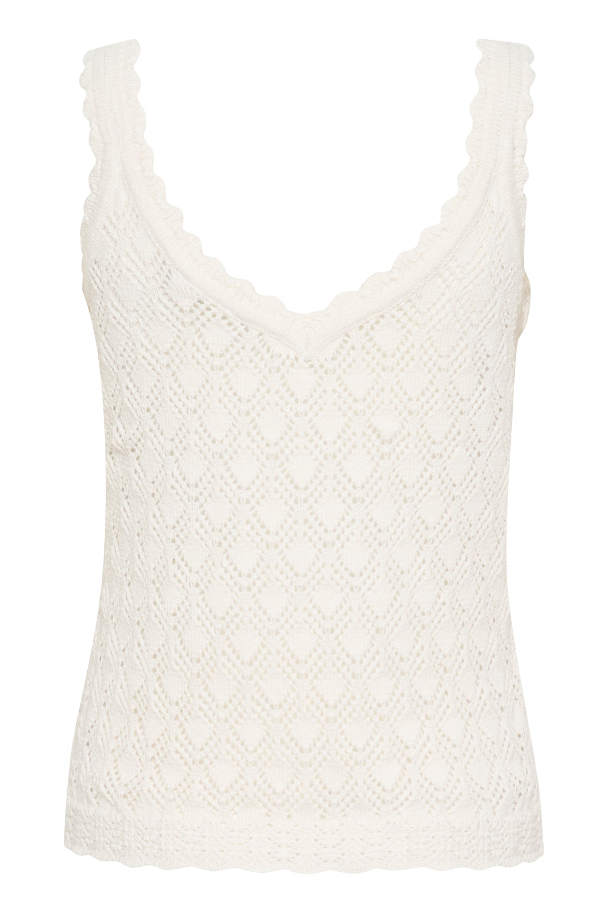 KAjona Knitted Top Chalk - 10509945