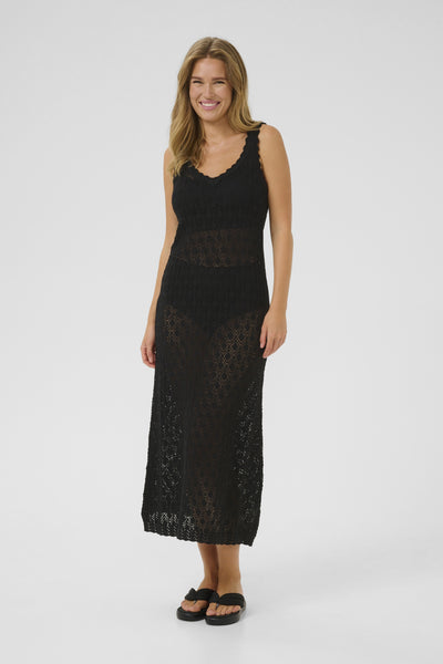 KAjona Knitted Dress Black deep - 10509946 Thumbnail