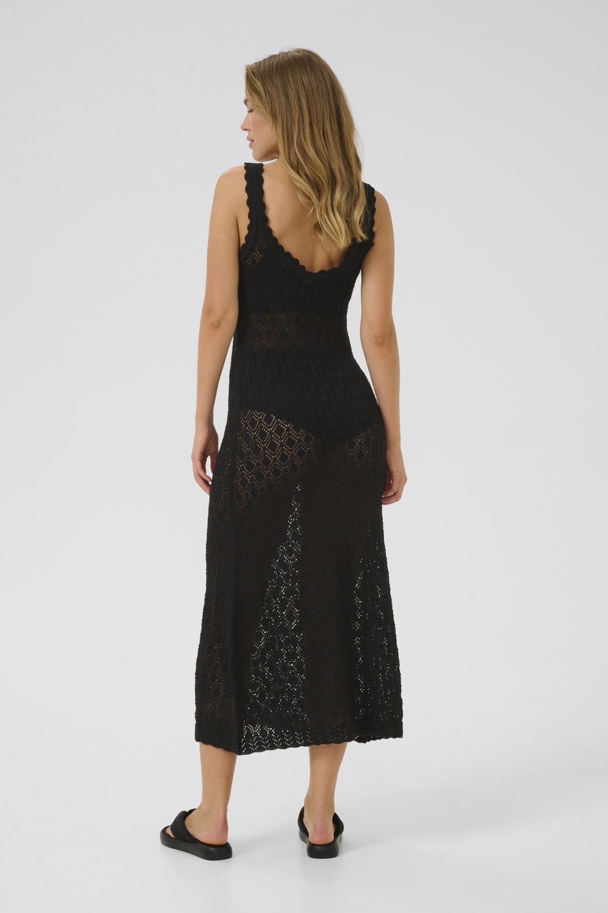 KAjona Knitted Dress Black deep - 10509946