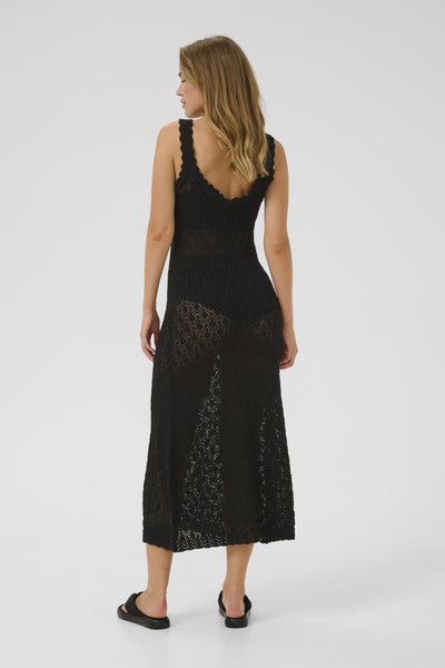KAjona Knitted Dress Black deep - 10509946 Thumbnail