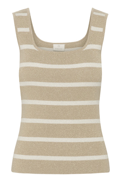 KAmorita Knit Top Feather Grey/Chalk Metalic - 10509947 Thumbnail