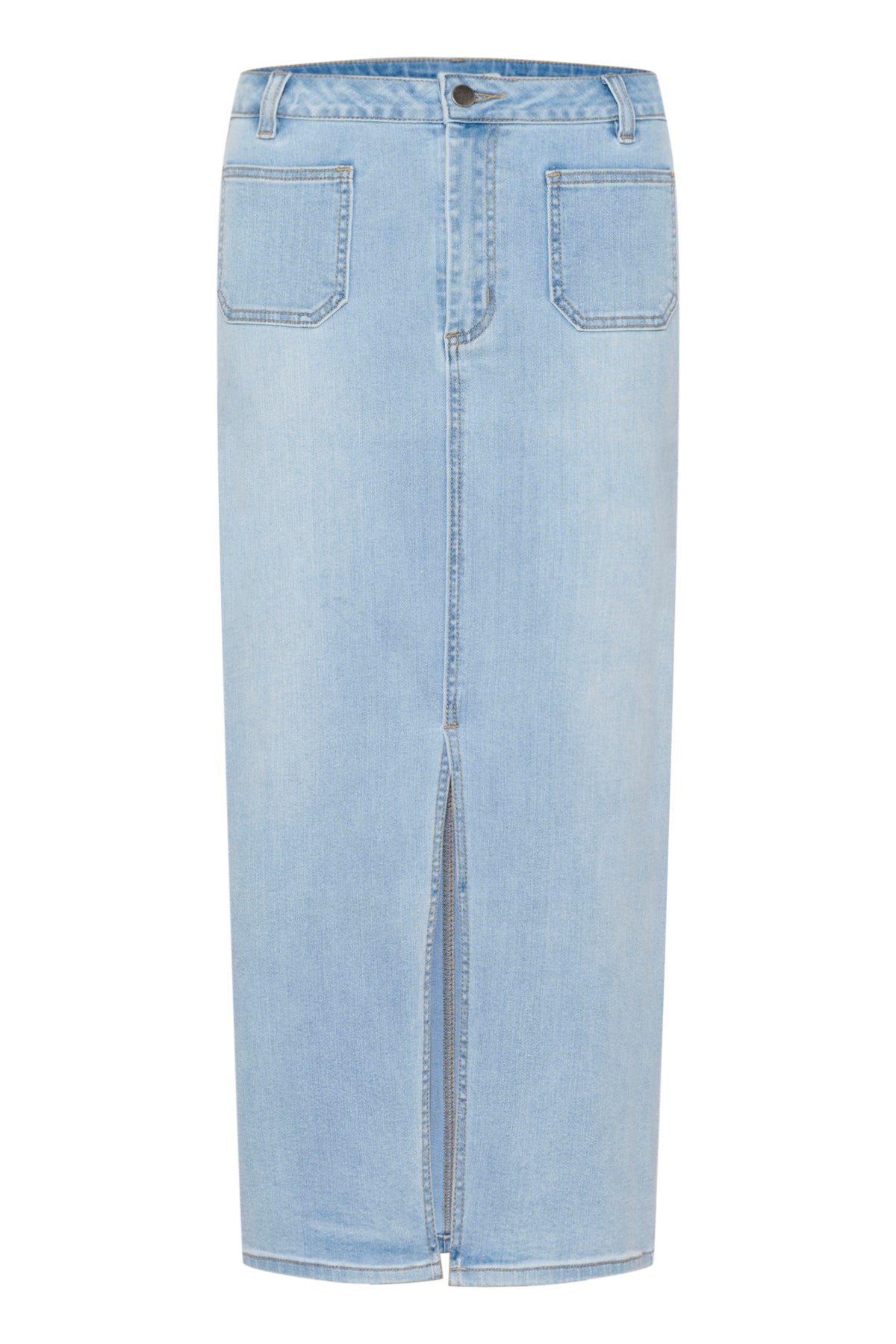 KAkarla Denim Skirt Light Blue Washed Denim - 10509960