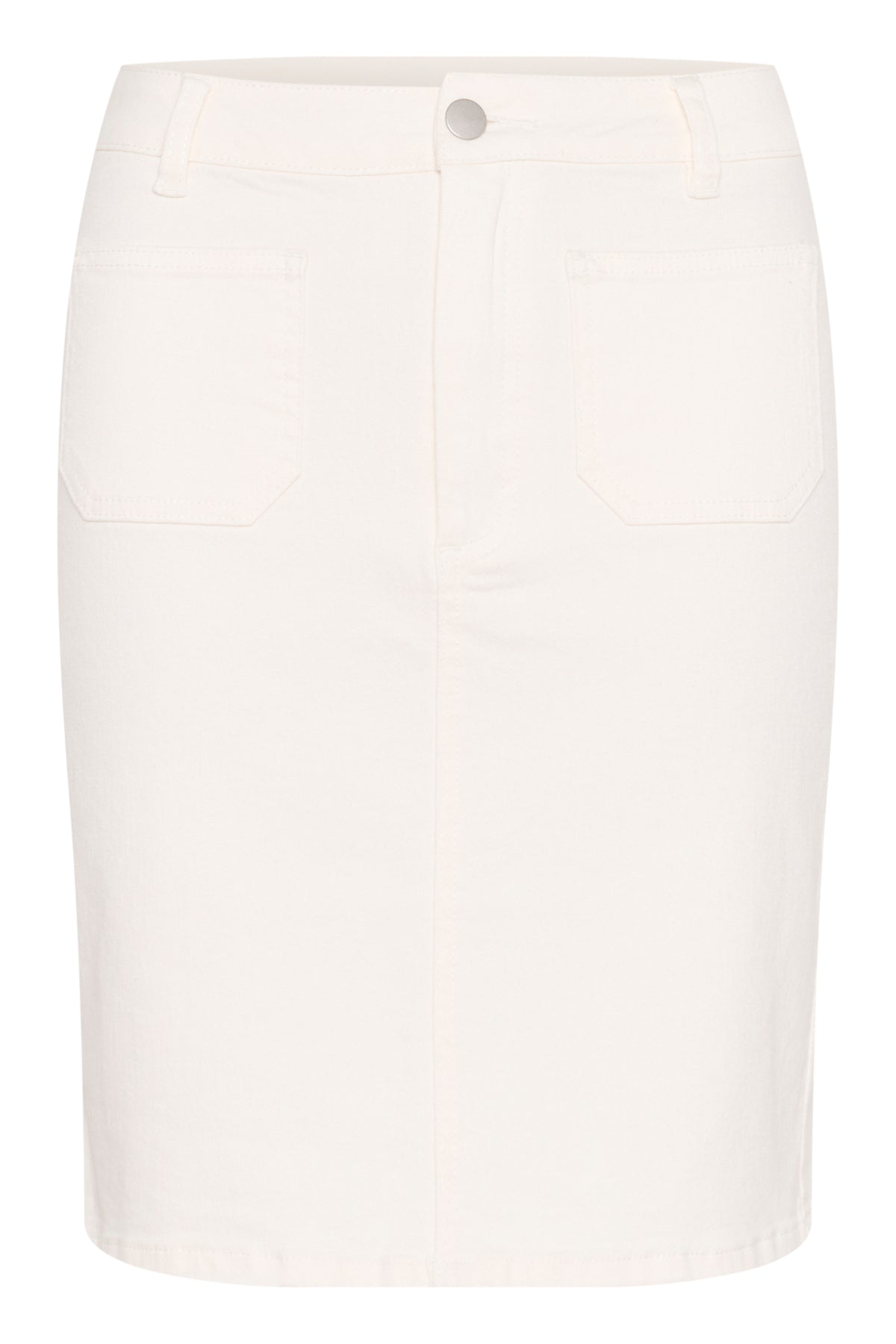 KAkarla Twill Skirt Chalk - 10509963