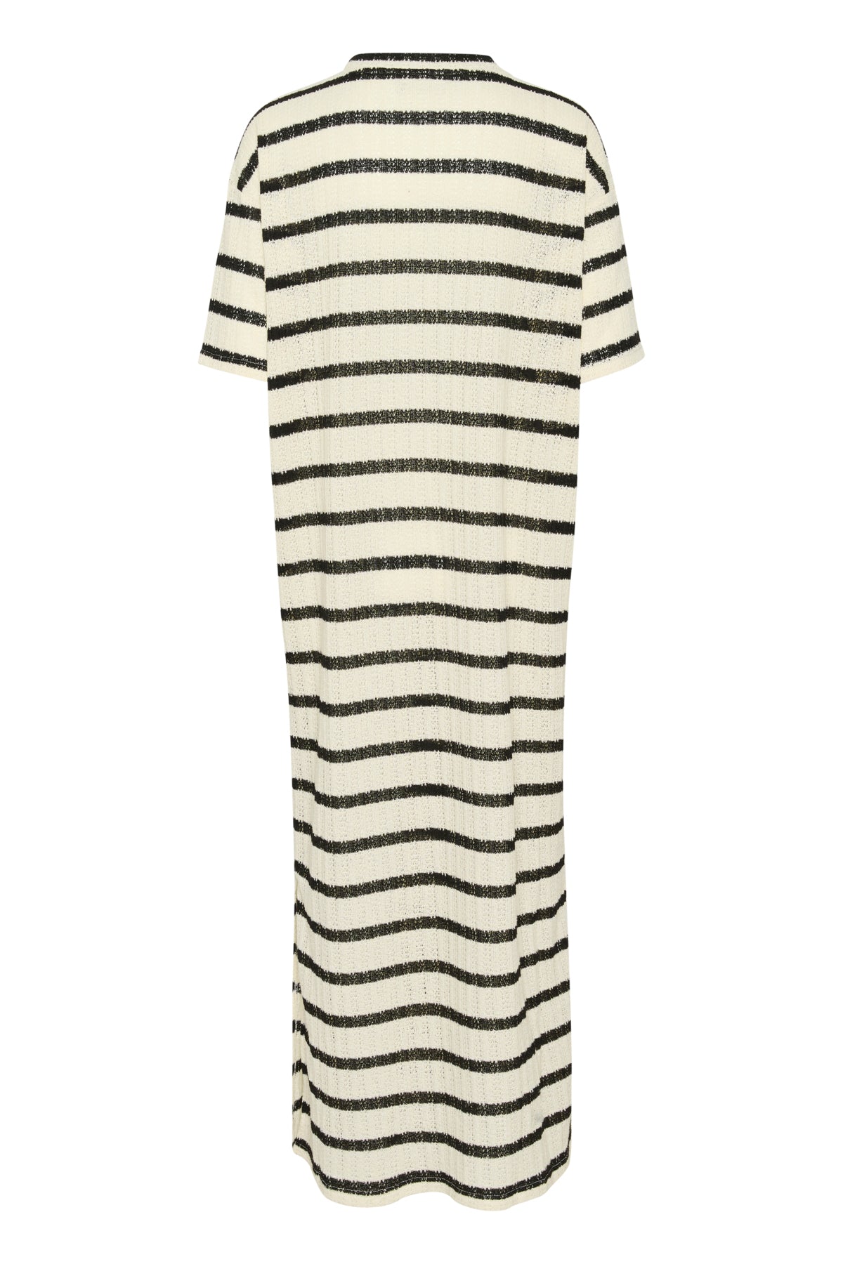 KAedith Jersey Dress Turtledove / Black Stripe - 10509966