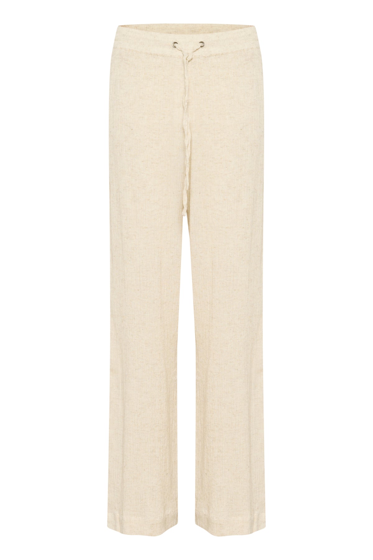 KAgitte Pants Feather Gray Melange - 10509974