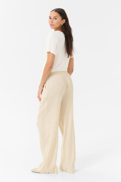 KAgitte Pants Feather Gray Melange - 10509974 Thumbnail