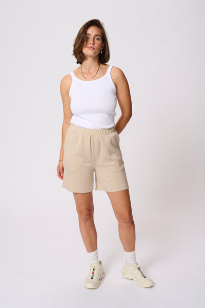 KAannika Jersey Shorts Feather Gray - 10510002 Thumbnail