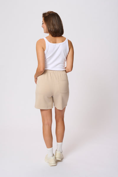 KAannika Jersey Shorts Feather Gray - 10510002 Thumbnail
