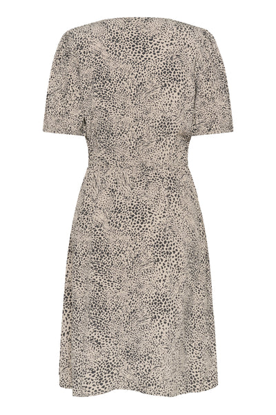KAliana Short Dress Abstract Leopard - 10510014 Thumbnail