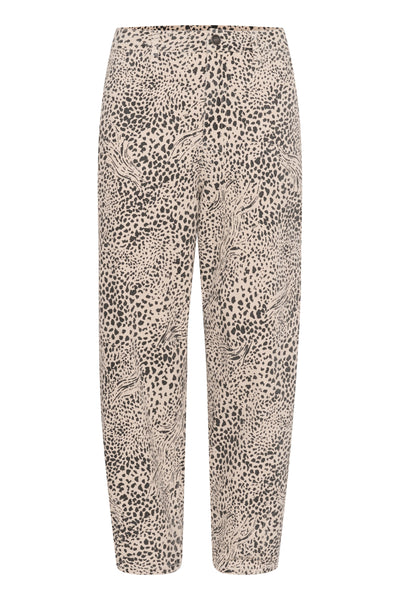 KAlisa Cropped Jeans Abstract Leopard - 10510019 Thumbnail