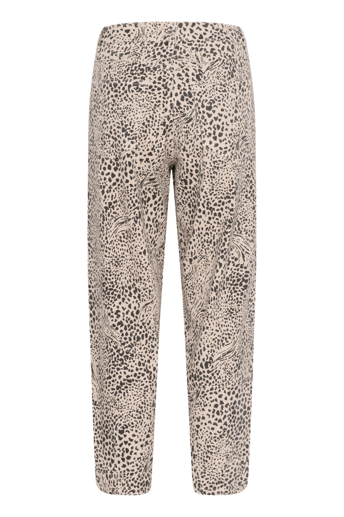 KAlisa Cropped Jeans Abstract Leopard - 10510019