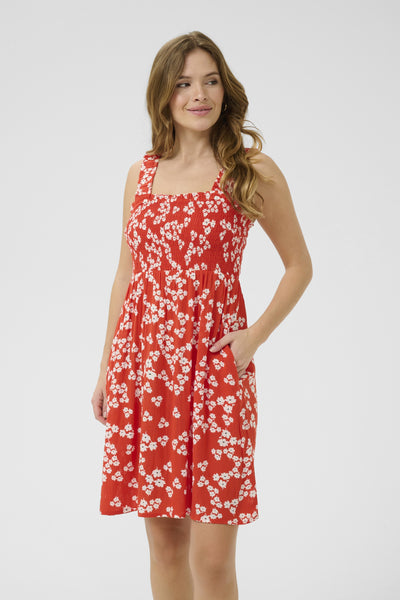 KAthora Amber Dress Red/Chalk/Red Petit Fleur - 10510038 Thumbnail