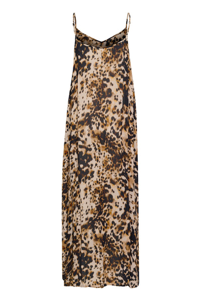 KAthora Amber Singlet Dress Leopard Print - 10510045 Thumbnail