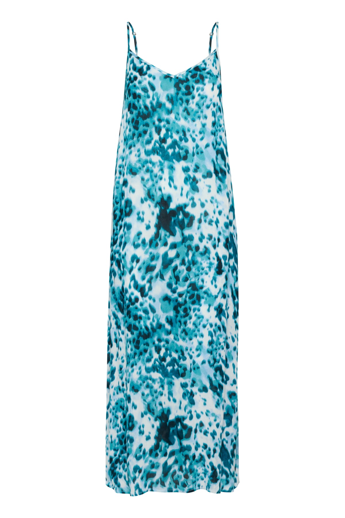 KAthora Amber Singlet Dress Teal Leopard Print - 10510045