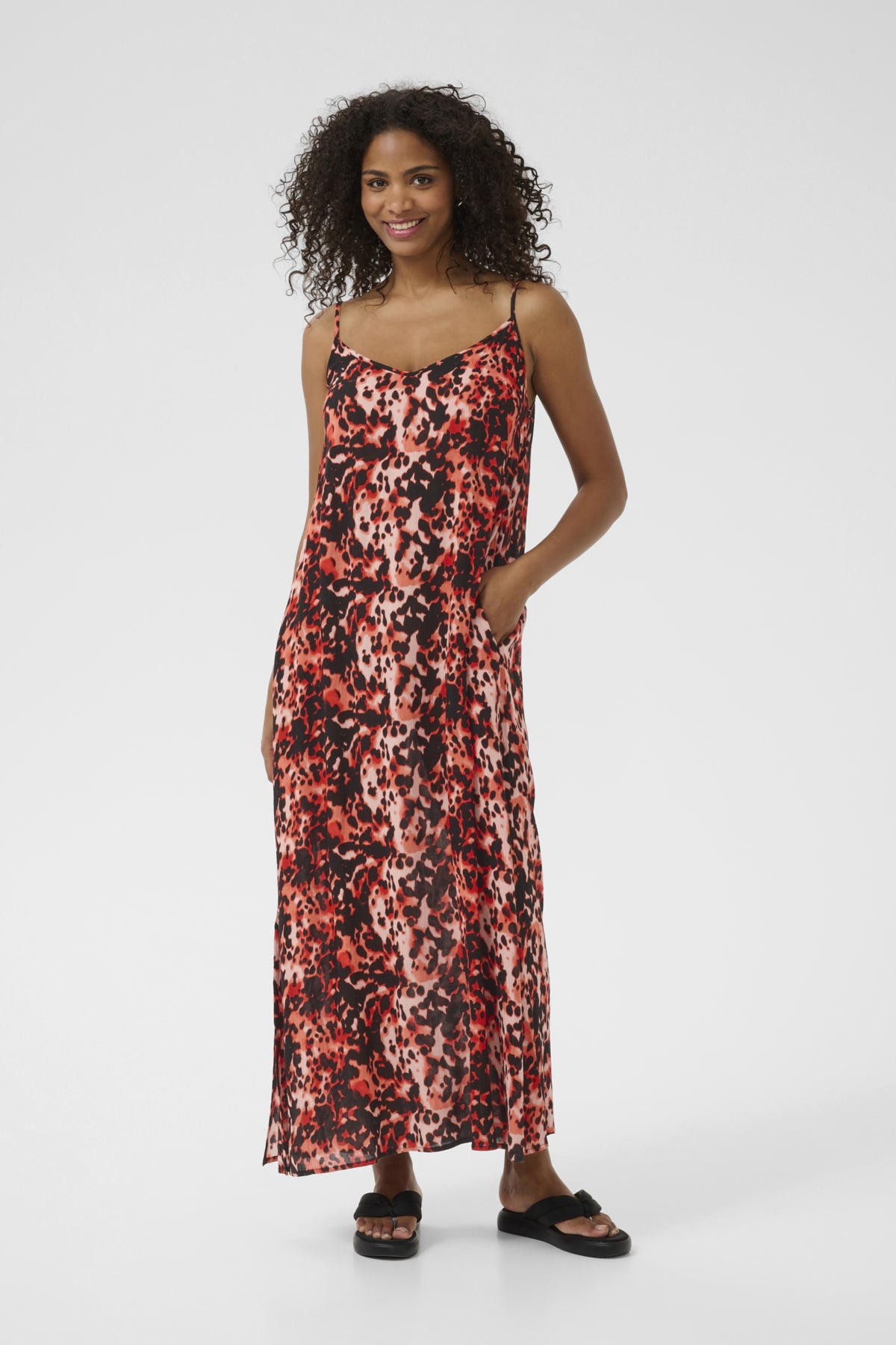 KAthora Amber Singlet Dress Grenadine Leopard Print - 10510045
