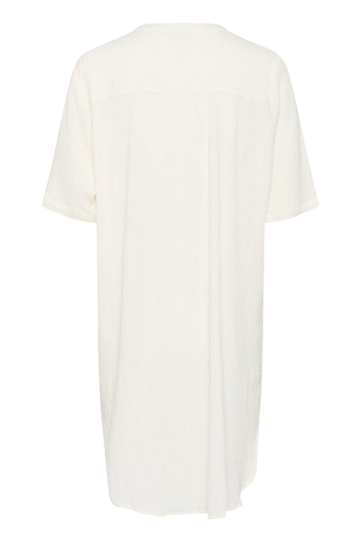 KAgitte Shirt Dress Chalk - 10510049 Thumbnail