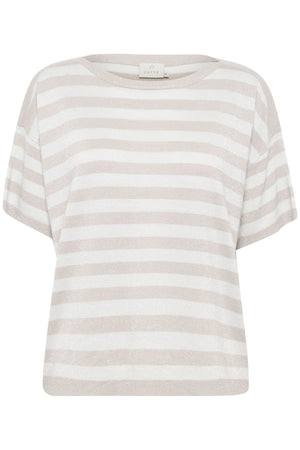 KAregina Striped Pullover Feather gray/ chalk Stripe - 10510053