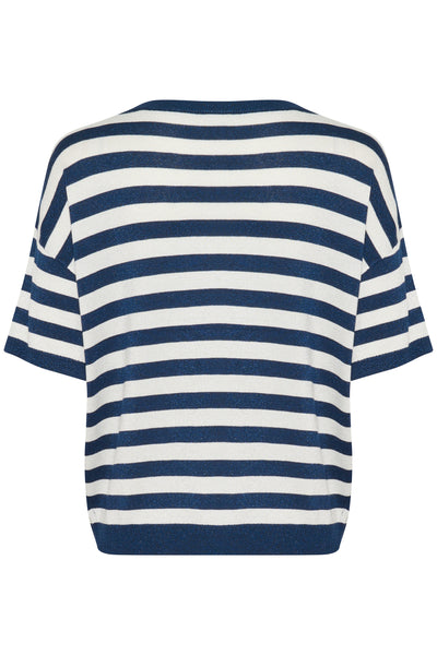 KAregina Striped Pullover Midnight/chalk Stripe - 10510053 Thumbnail