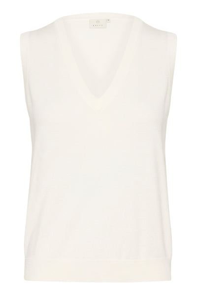 KAlizza knit vest Chalk - 10510055 Thumbnail