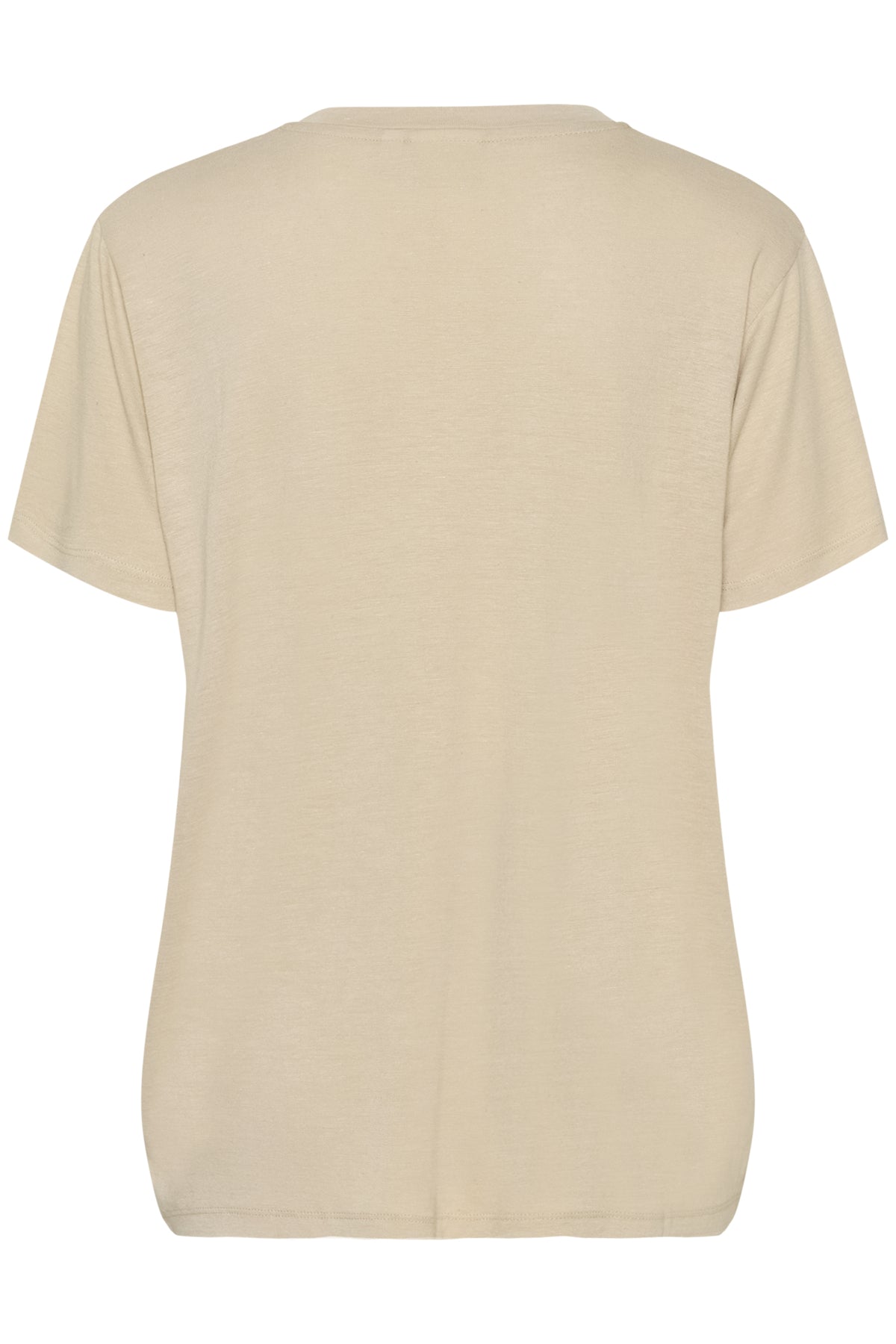 KAmaria V-neck T-Shirt Feather Gray - 10510066