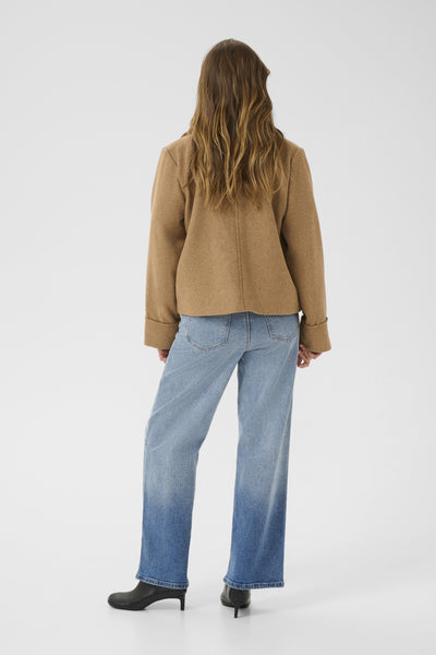 KAjulia Coat Toasted Coconut Melange - 10510068 Thumbnail