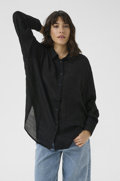 KAanja Shirt Black deep - 10510071 Thumbnail