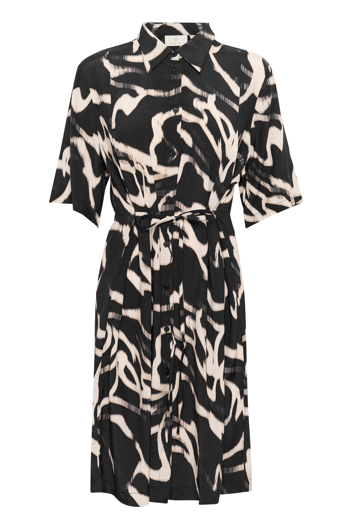 KAmartha Dress Black/Nature Organic Lines - 10510099