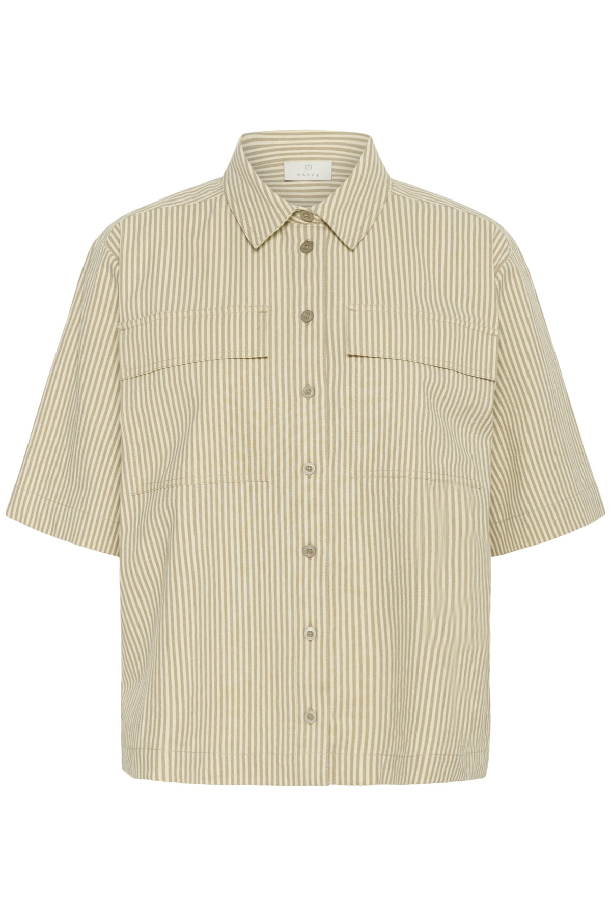 KAnaya striped shirt Chincilla / White stripe - 10510106