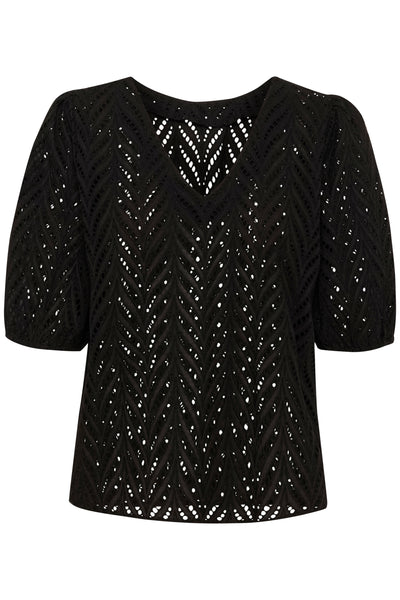 KAmasha Blouse Black deep - 10510112 Thumbnail