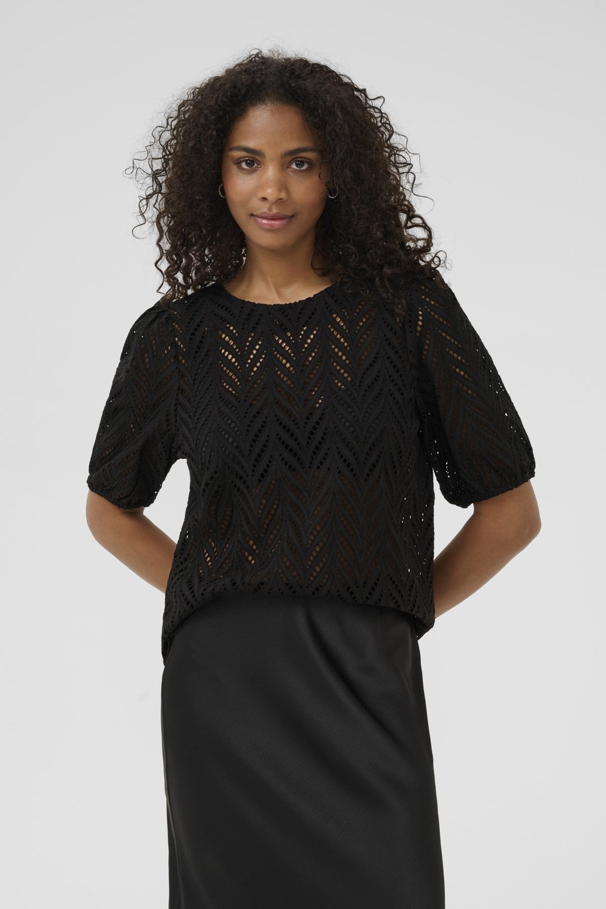 KAmasha Blouse Black deep - 10510112
