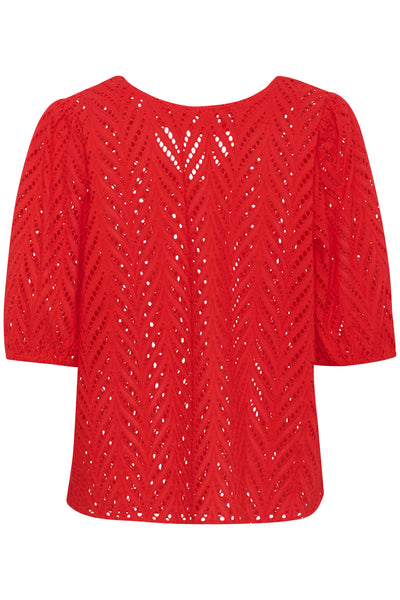 KAmasha Blouse True Red - 10510112 Thumbnail