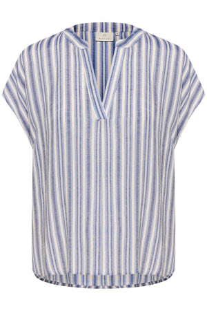 KAanja blouse Blue/Chalk Stripe - 10510118