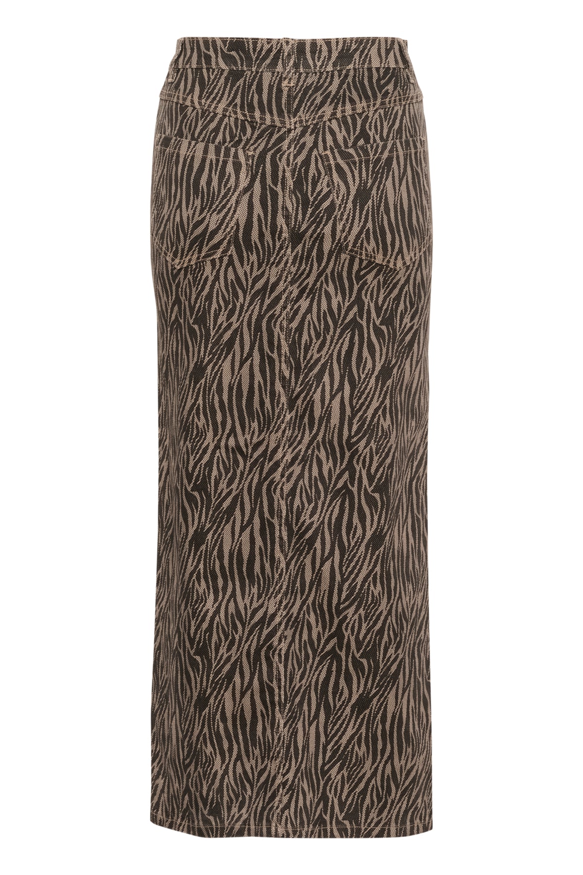 KAleondra Denim Skirt Feather Gray / Black Animal - 10510135