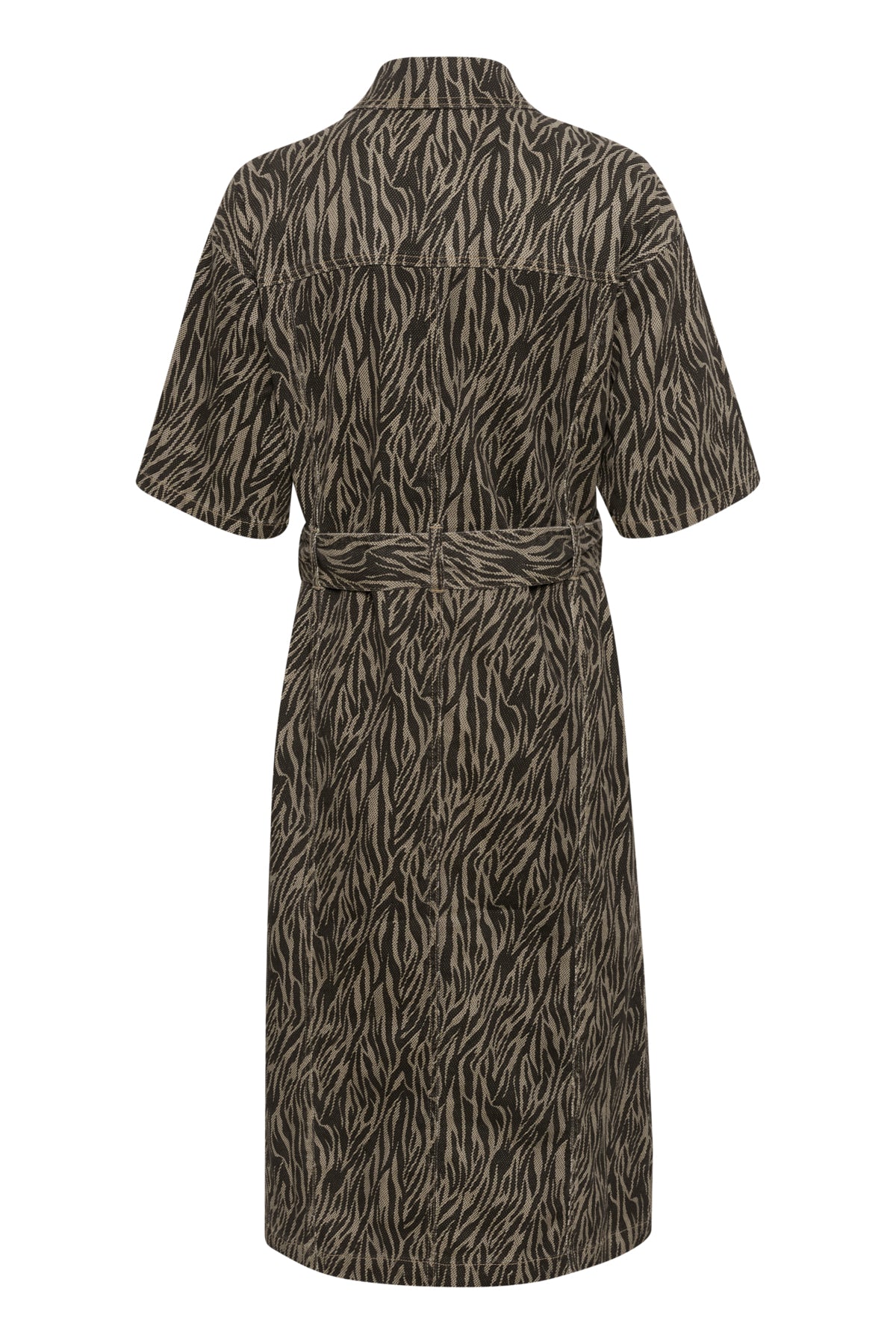 KAleondra Denim Dress Feather Gray / Black Animal - 10510137