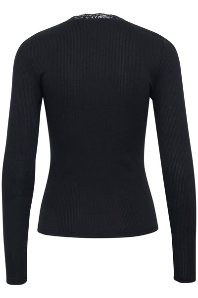 KAomi u-neck tee Black deep - 10510142 Thumbnail