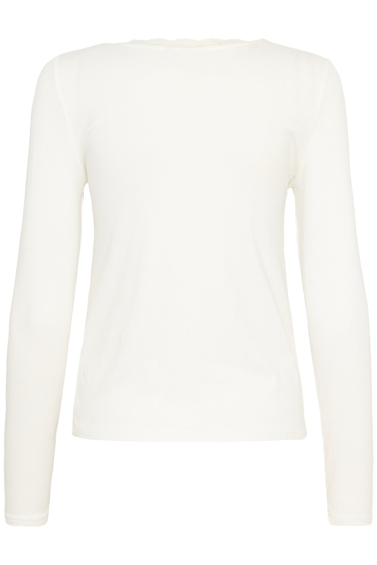 KAomi u-neck tee Chalk - 10510142
