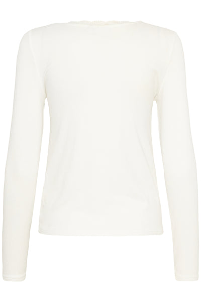 KAomi u-neck tee Chalk - 10510142 Thumbnail