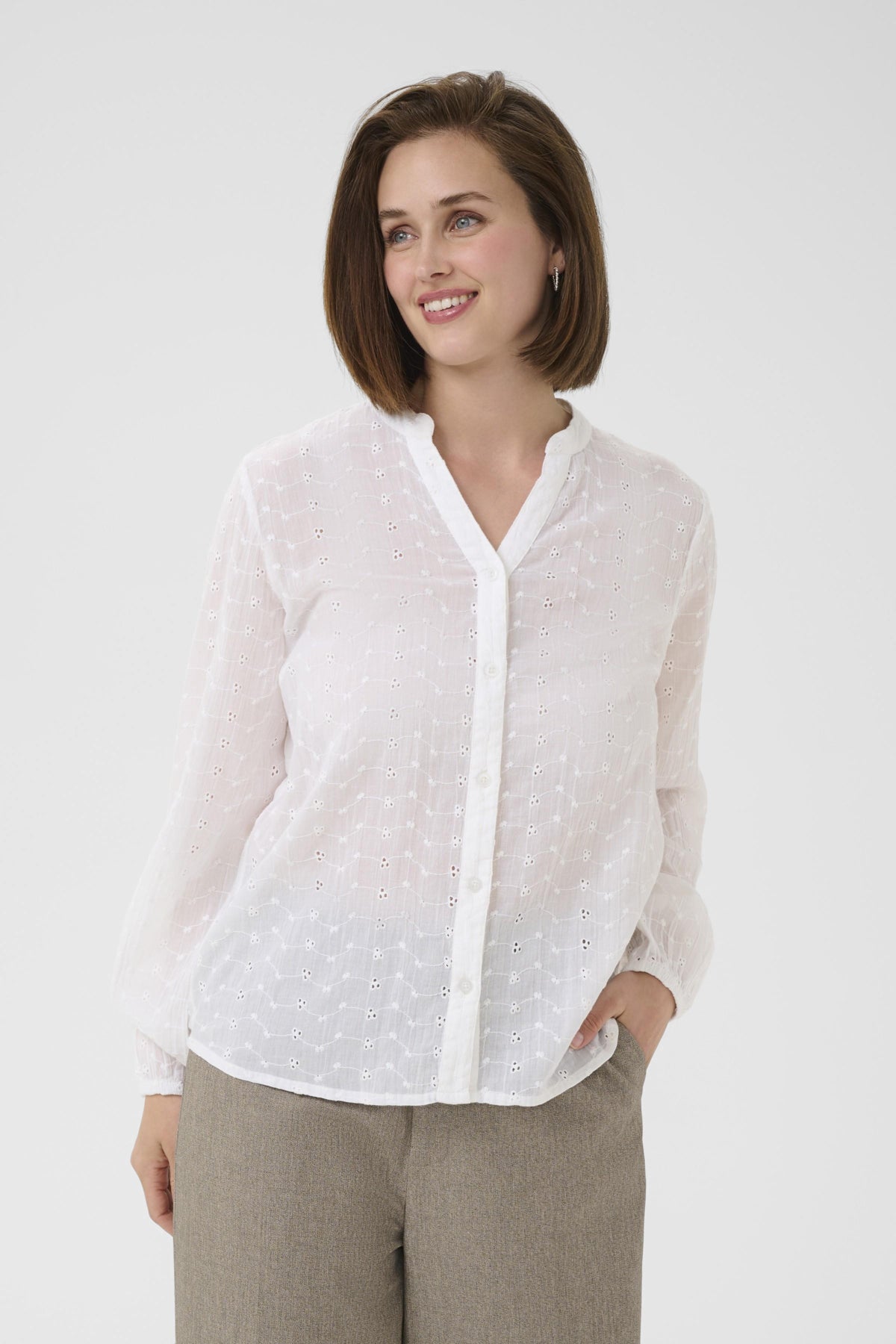 KAmay shirt Chalk - 10510146