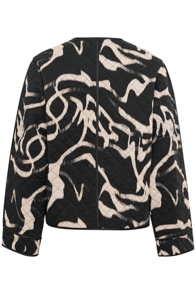 KAkayla Jacket Black/Nature Organic Lines - 10510157 Thumbnail