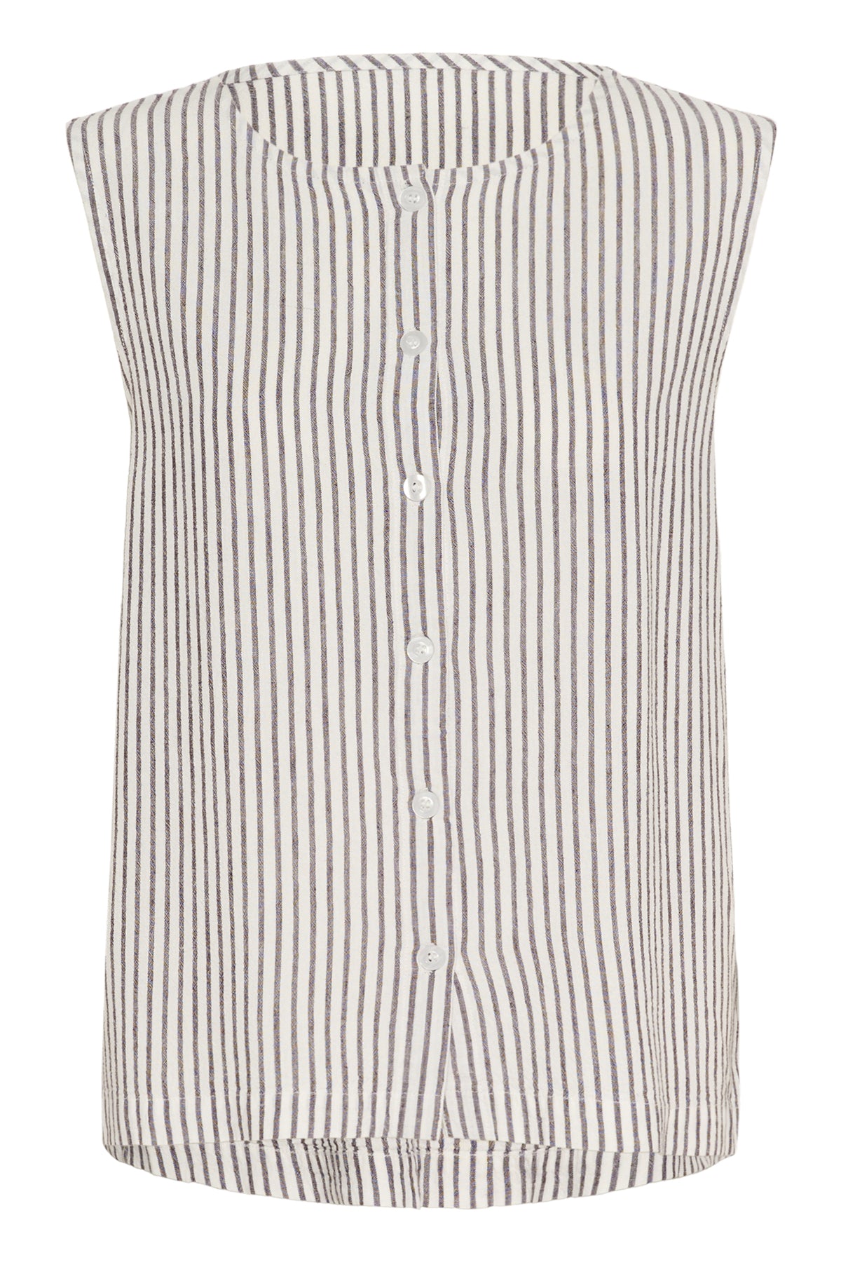 KAmilia Reversable Top Chalk/Fudge Stripe - 10510158