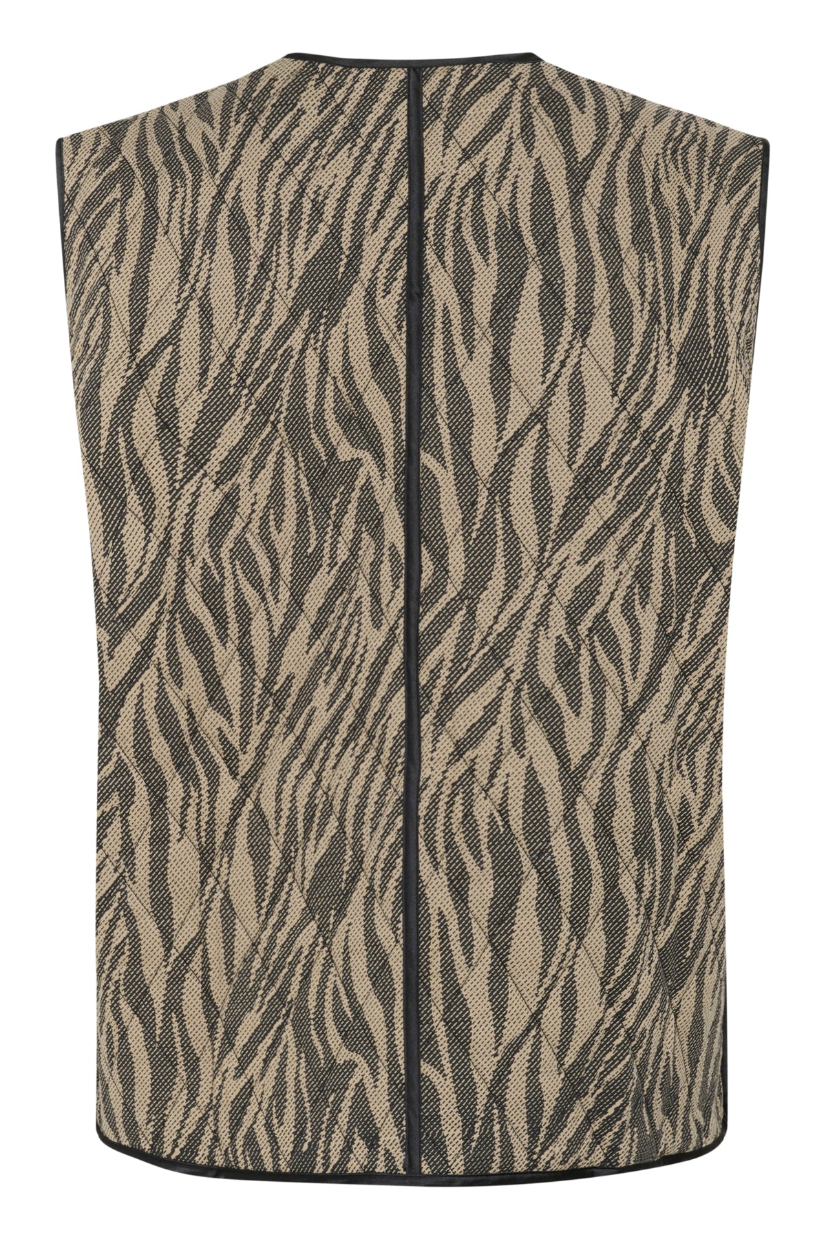 KAkayla Waistcoat Feather Gray / Black Animal - 10510162